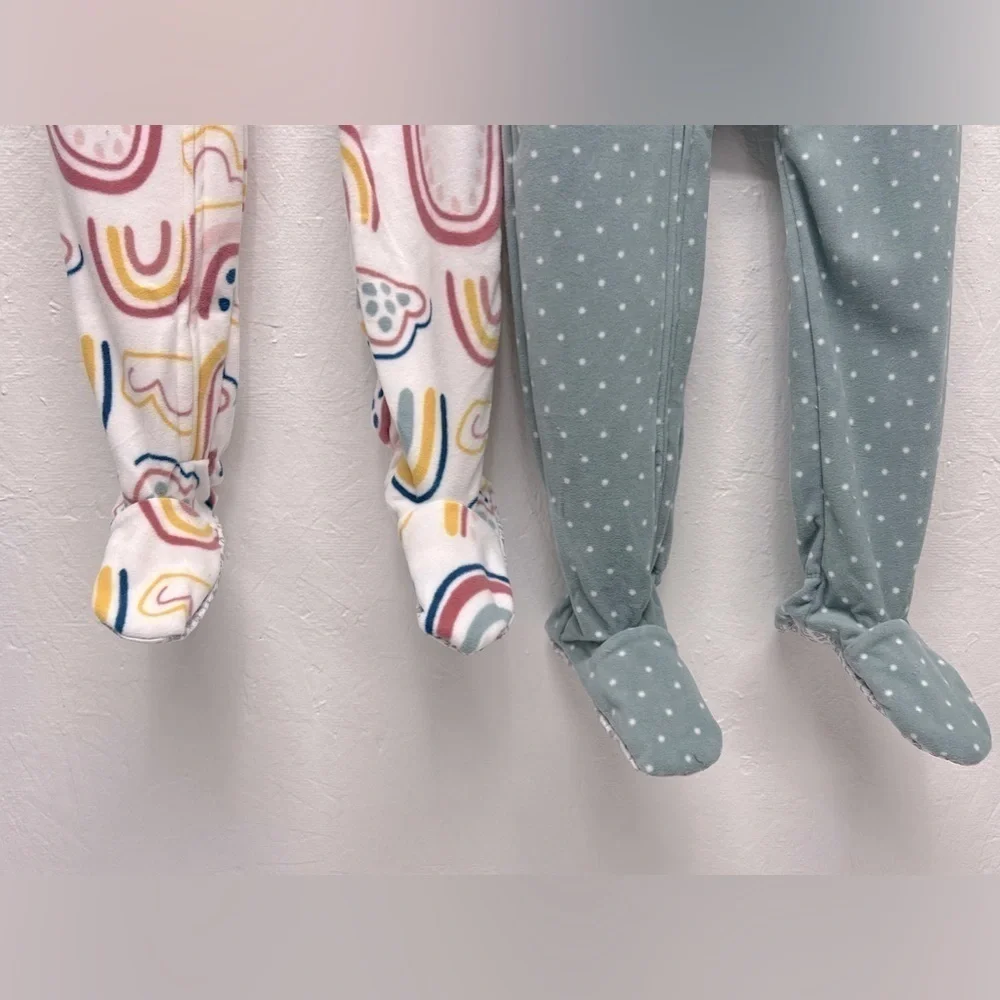 CARTER’S 2-Pack - 1-Piece Fleece Footed Sleepwear - 4T
